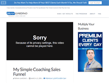 Tablet Screenshot of briangiardino.com
